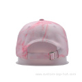 New Design Pink Tie Dye Baseball Cap